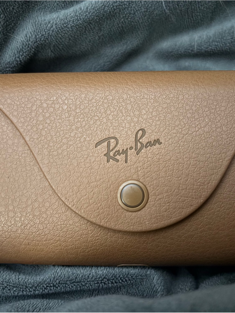 Ray-Ban Brown Textured Sunglasses Case
